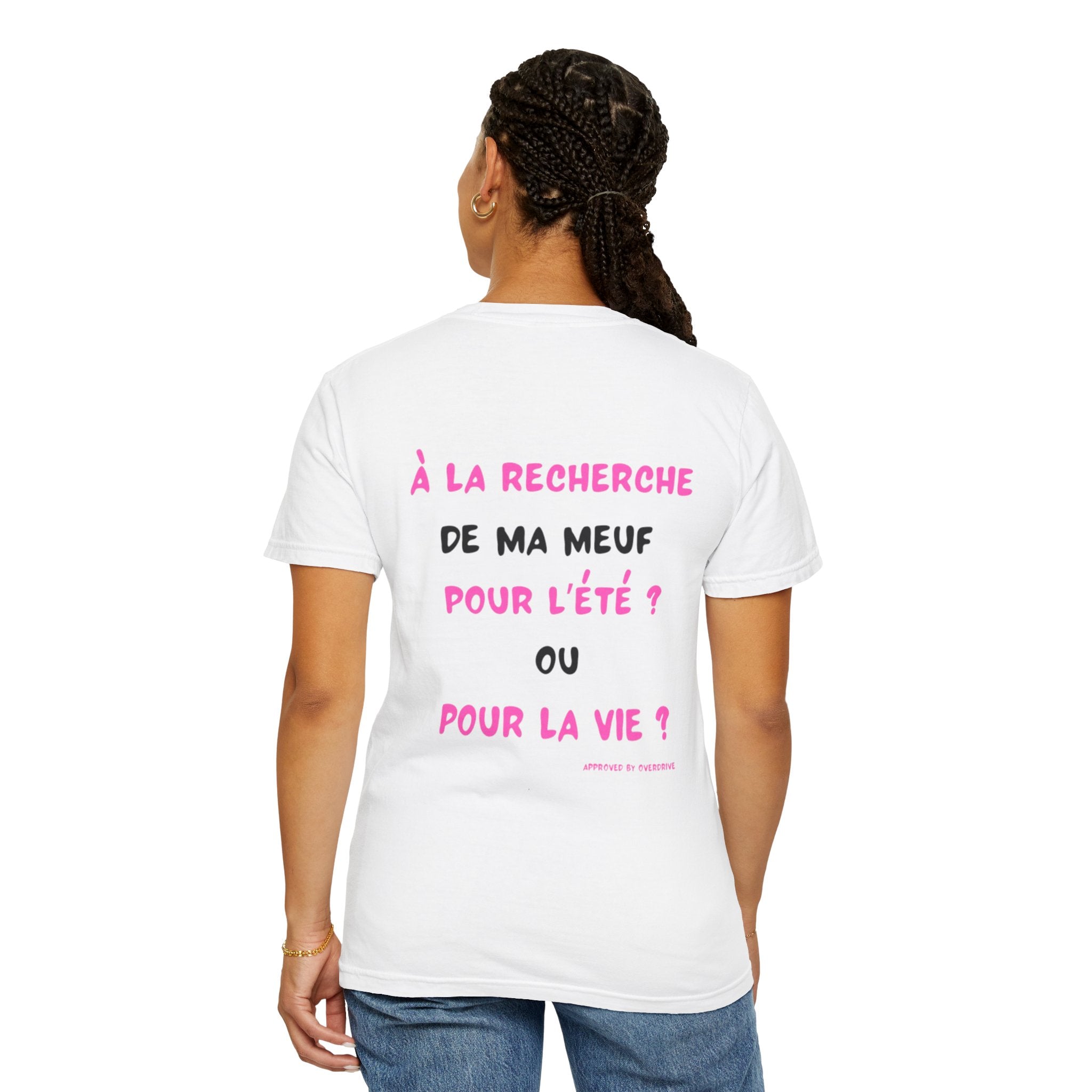 T-shirt à la recherche de ma meuf..