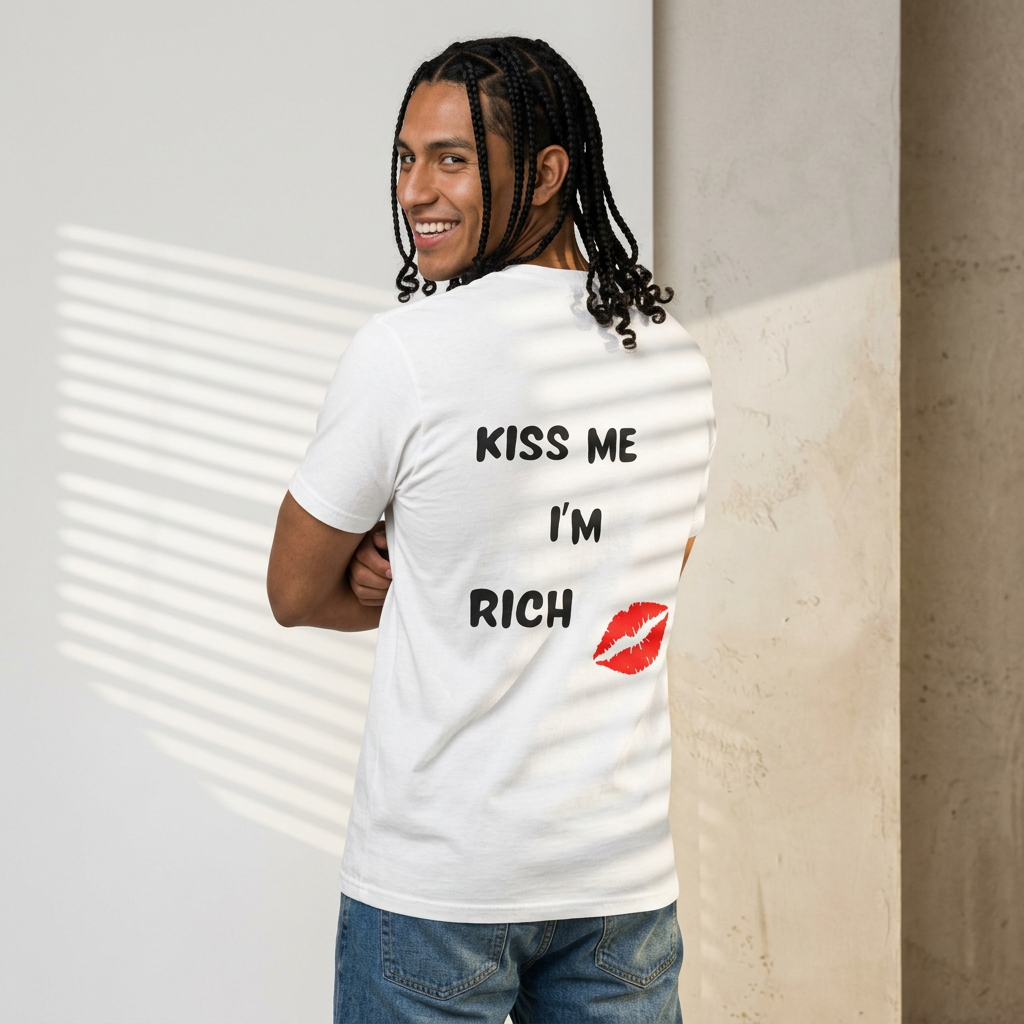 T-shirt Kiss Me I'm Rich