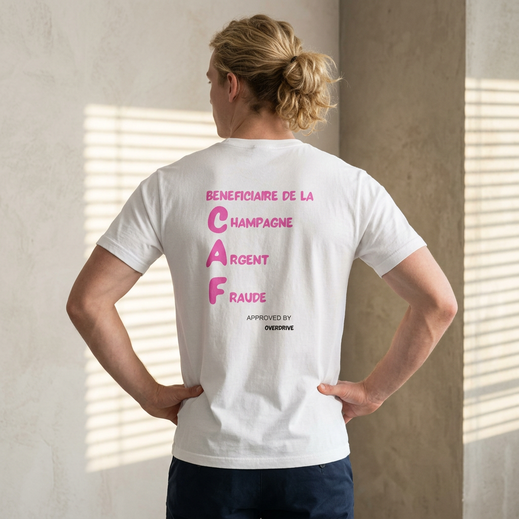 T-shirt Bénéficiaire de la CAF