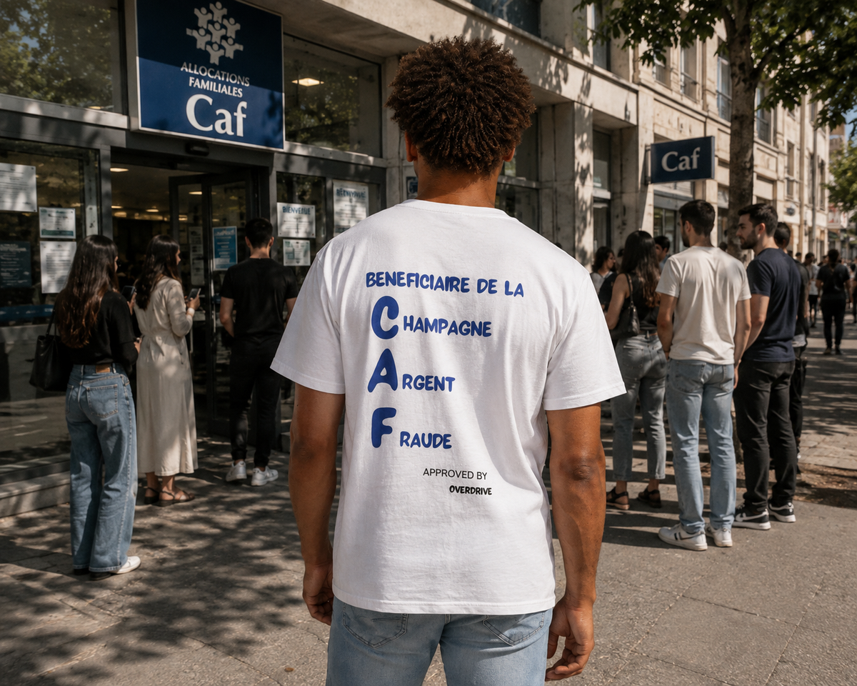 T-shirt Bénéficiaire de la CAF