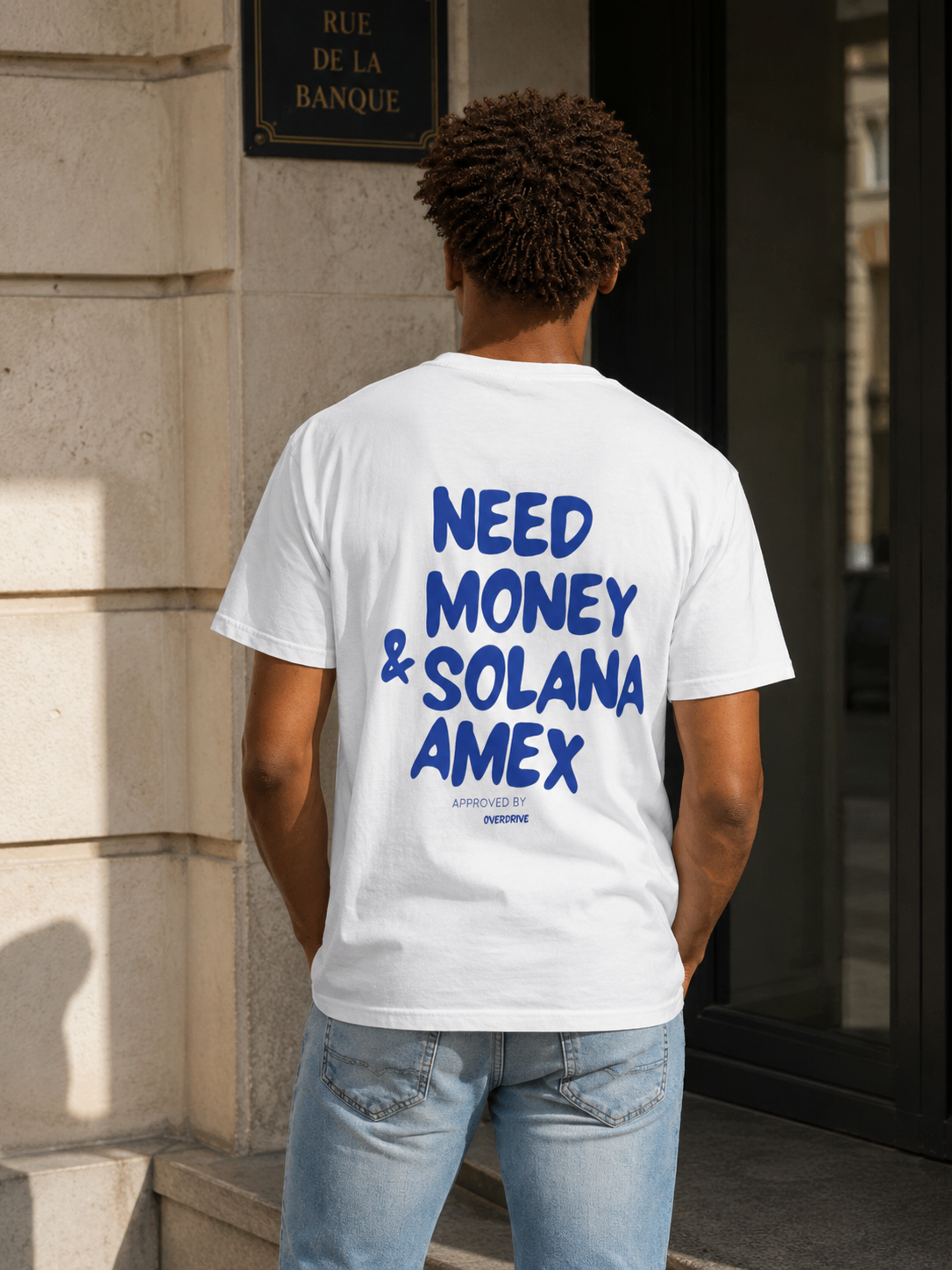 T-shirt Need Money & Solana Amex