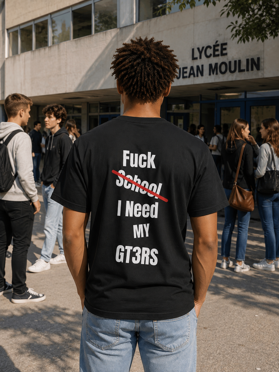T-shirt Fuck School I Need My GT3RS
